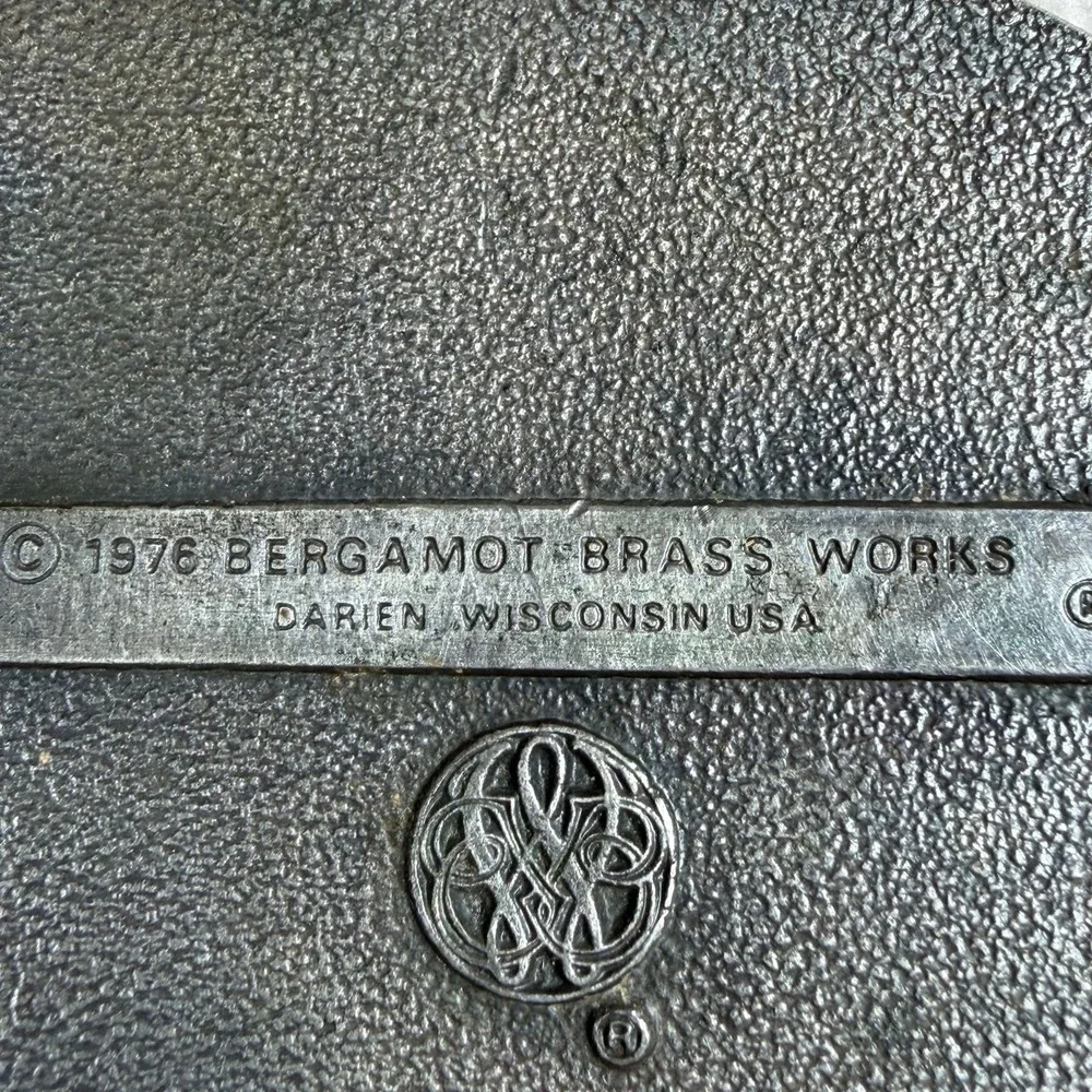 Bergamot Brass Works vintage 1976